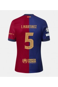 Barcelona Inigo Martinez #5 Voetbaltruitje Thuis tenue 2024-25 Korte Mouw